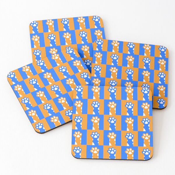 Item preview, Cat paw patterns designed and sold by CoolArtByMboya.