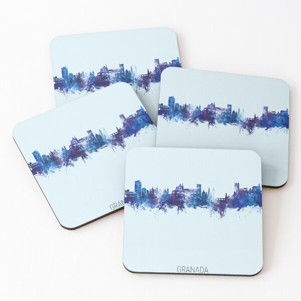 Item preview, Granada Spain Skyline designed and sold by ArtPrints.