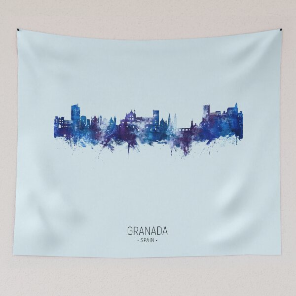 Item preview, Granada Spain Skyline designed and sold by ArtPrints.