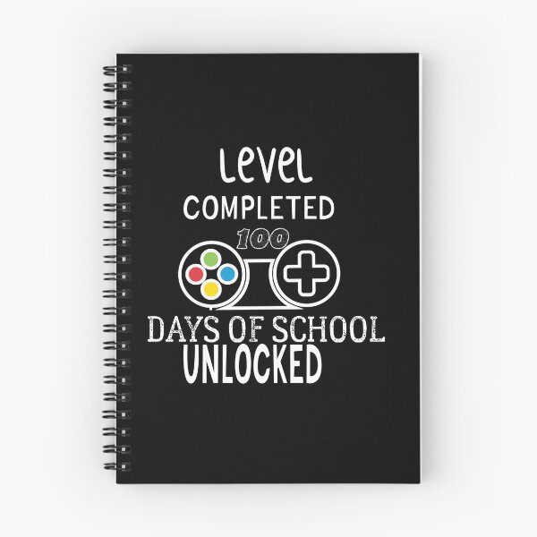 Item preview, Level 100 Completed Days Of School Unlocked  designed and sold by ZOUBAH.