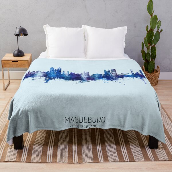Item preview, Magdeburg Germany Skyline designed and sold by ArtPrints.