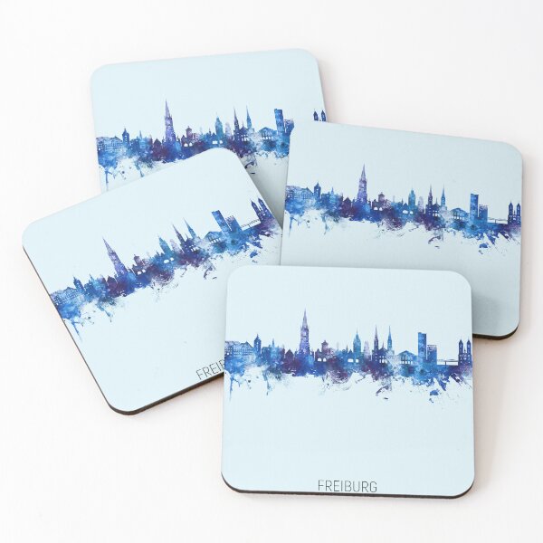 Item preview, Freiburg Germany Skyline designed and sold by ArtPrints.