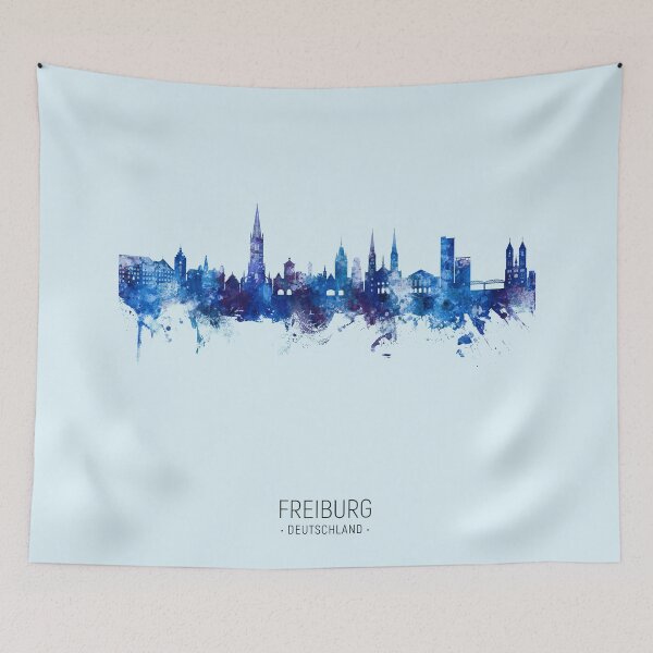 Item preview, Freiburg Germany Skyline designed and sold by ArtPrints.