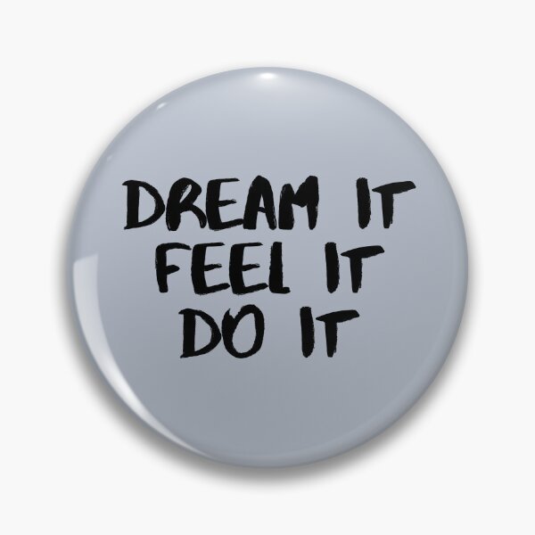 Item preview, Motivational / inspirational quote - How to reach goals - dream it, feel it, do it designed and sold by AlfabetDesign.