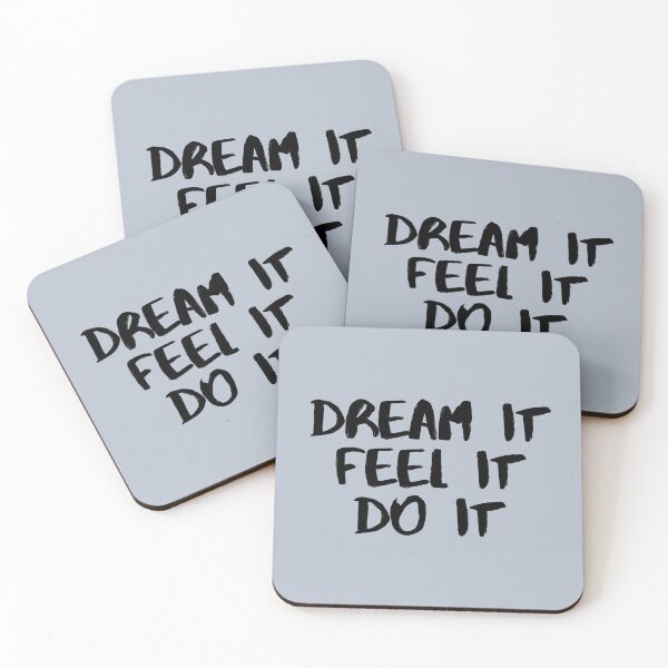 Item preview, Motivational / inspirational quote - How to reach goals - dream it, feel it, do it designed and sold by AlfabetDesign.