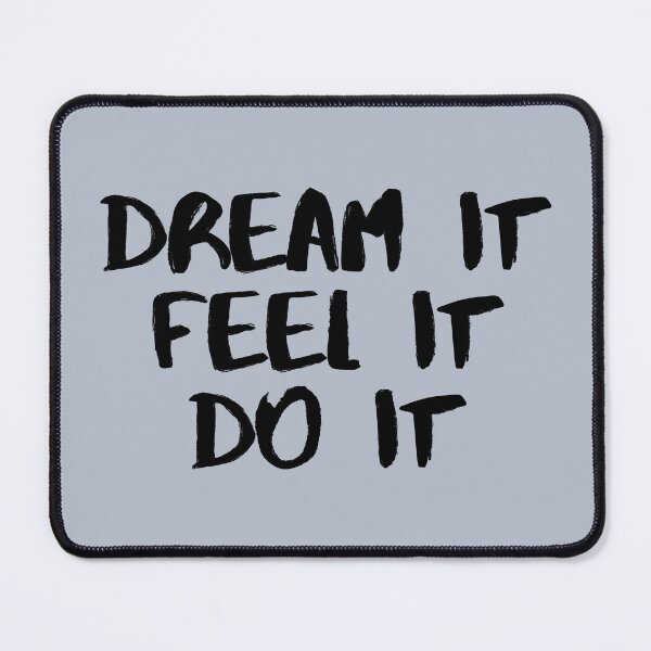 Item preview, Motivational / inspirational quote - How to reach goals - dream it, feel it, do it designed and sold by AlfabetDesign.