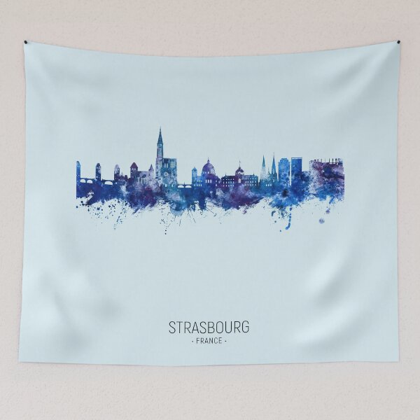 Item preview, Strasbourg France Skyline designed and sold by ArtPrints.
