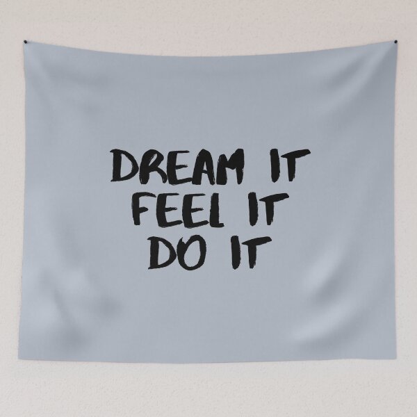 Item preview, Motivational / inspirational quote - How to reach goals - dream it, feel it, do it designed and sold by AlfabetDesign.