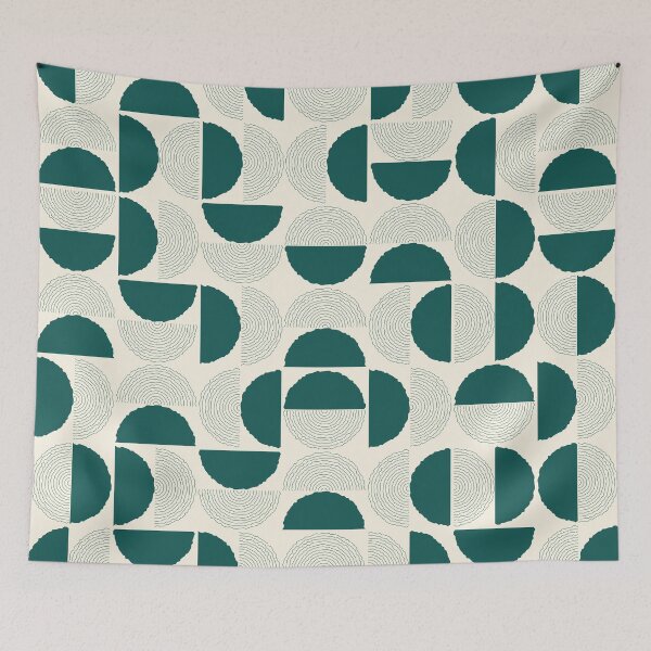 Item preview, Sirkel, Retro Roughen Circle in Pattern in Retro Color Scheme designed and sold by BesanoStyle.