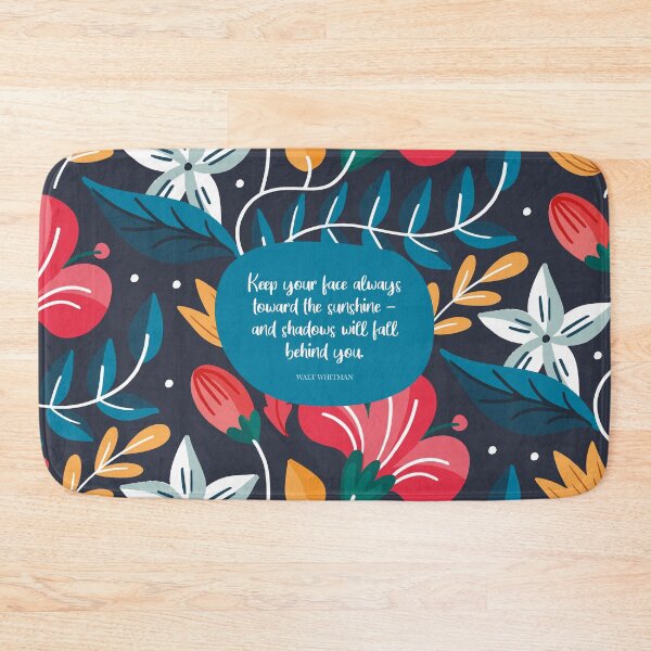 Item preview, Keep your face always toward the sunshine - and shadows will fall behind you. ― Walt Whitman designed and sold by StudioCitrine.