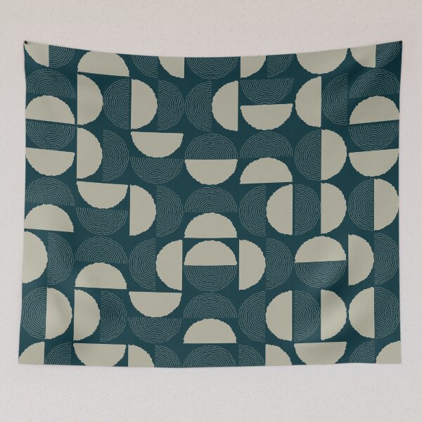 Item preview, Sirkel, Retro Roughen Circle in Pattern in Retro Color Scheme designed and sold by BesanoStyle.