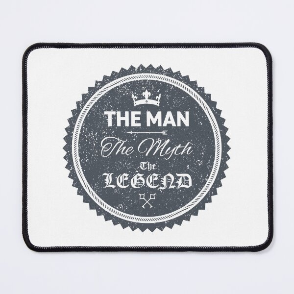 Item preview, The Man The Myth The Legend (Dark Grey) designed and sold by STUDIO-72.