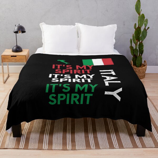 Artikelvorschau, Italien-Flagge, Italien, es ist mein Geist, ich komme aus Italien entworfen und verkauft von behappysiempre.