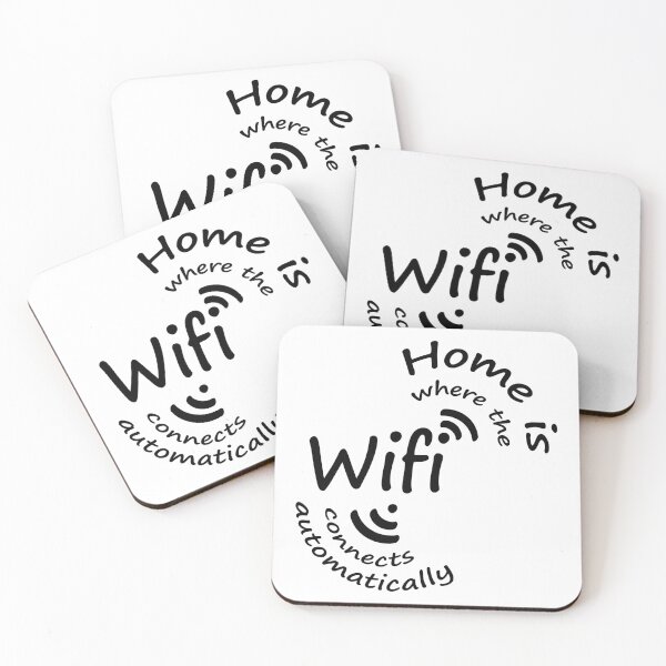 Item preview, Home is where the wifi connects automatically designed and sold by evk-art.