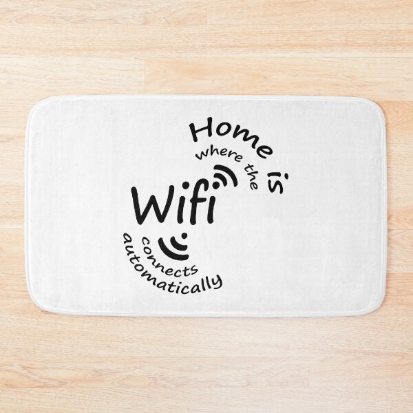 Item preview, Home is where the wifi connects automatically designed and sold by evk-art.