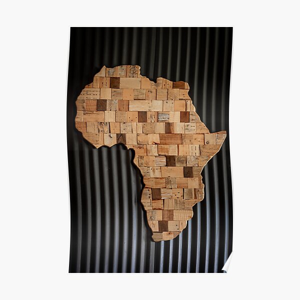 "map of africa" Poster for Sale by SENBOUTIQUE Redbubble