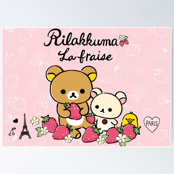 Item preview, Cute Rilakkuma strawberry designed and sold by CupWa.