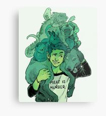 Beast Boy and Pets Metal Print