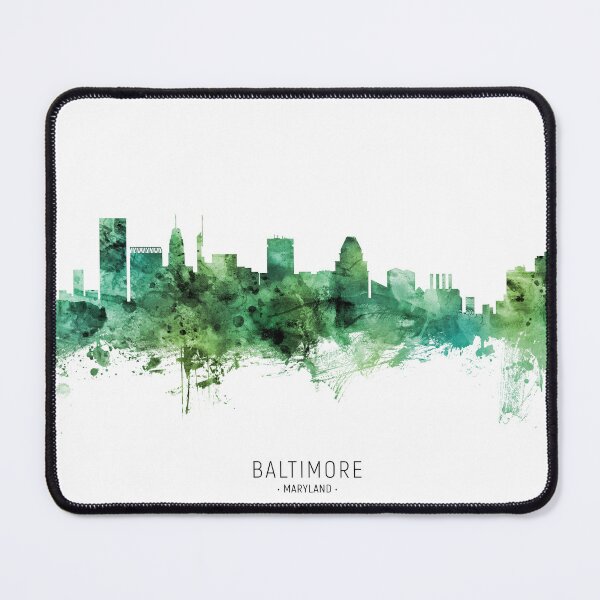 Item preview, Baltimore Maryland Skyline designed and sold by ArtPrints.