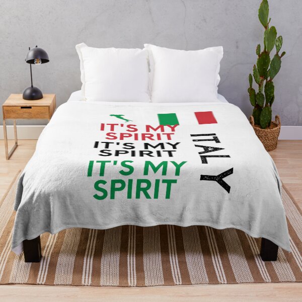 Artikelvorschau, Italien-Flagge, Italien, es ist mein Geist, ich komme aus Italien entworfen und verkauft von behappysiempre.