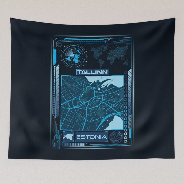 Item preview, TALLINN MAP ESTONIA designed and sold by hatimelhag.