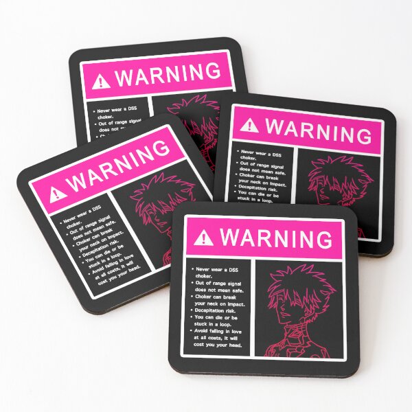 Item preview,  NGE! WARNING DSS CHOCKER KAWORU NAGISA STICKER SHIRT (black) designed and sold by angsty-angst.