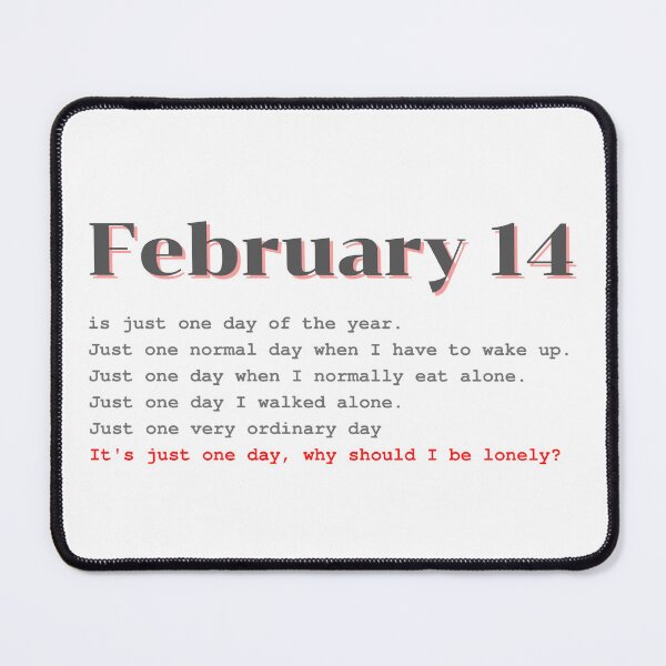 Item preview, 14th February, A day for everyone strong!!! designed and sold by Dreamy-girl.