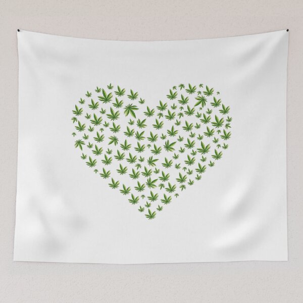 Item preview, Marijuana In Heart designed and sold by Buyeseoshop.