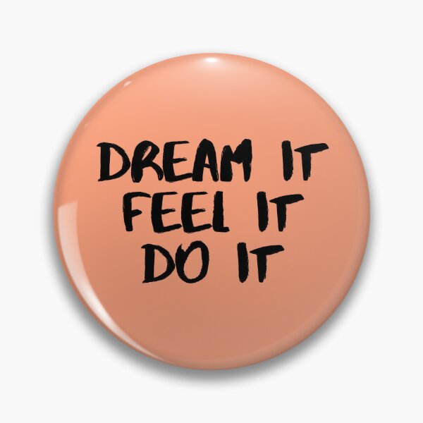 Item preview, Motivational / inspirational quote - How to reach goals - dream it, feel it, do it designed and sold by AlfabetDesign.