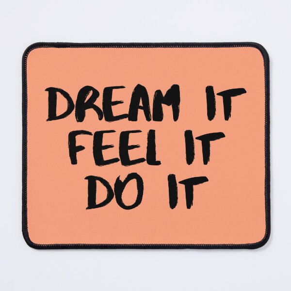 Item preview, Motivational / inspirational quote - How to reach goals - dream it, feel it, do it designed and sold by AlfabetDesign.