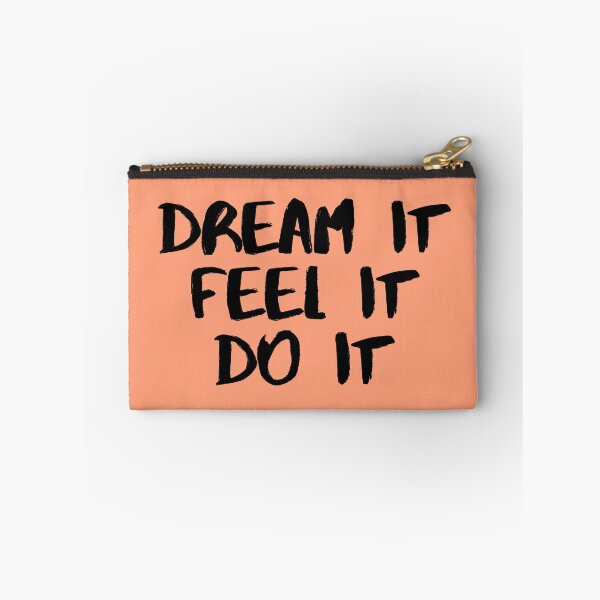 Item preview, Motivational / inspirational quote - How to reach goals - dream it, feel it, do it designed and sold by AlfabetDesign.