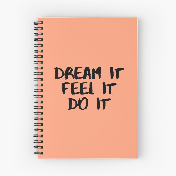 Item preview, Motivational / inspirational quote - How to reach goals - dream it, feel it, do it designed and sold by AlfabetDesign.