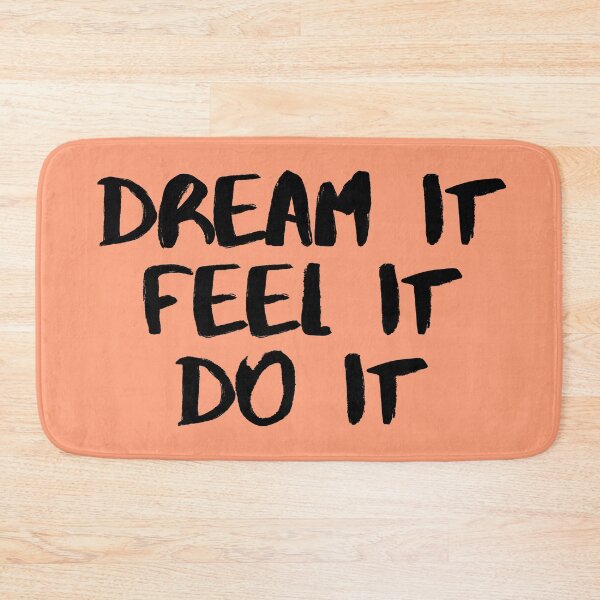 Item preview, Motivational / inspirational quote - How to reach goals - dream it, feel it, do it designed and sold by AlfabetDesign.