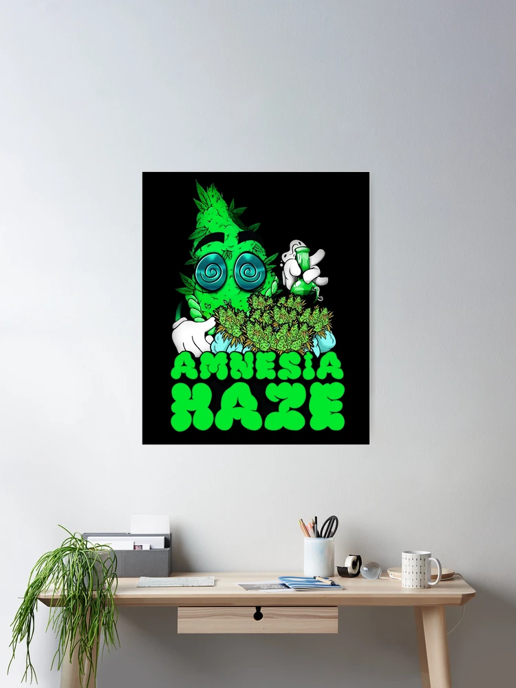Amnesia Haze Original Design Marijuana Strain Label