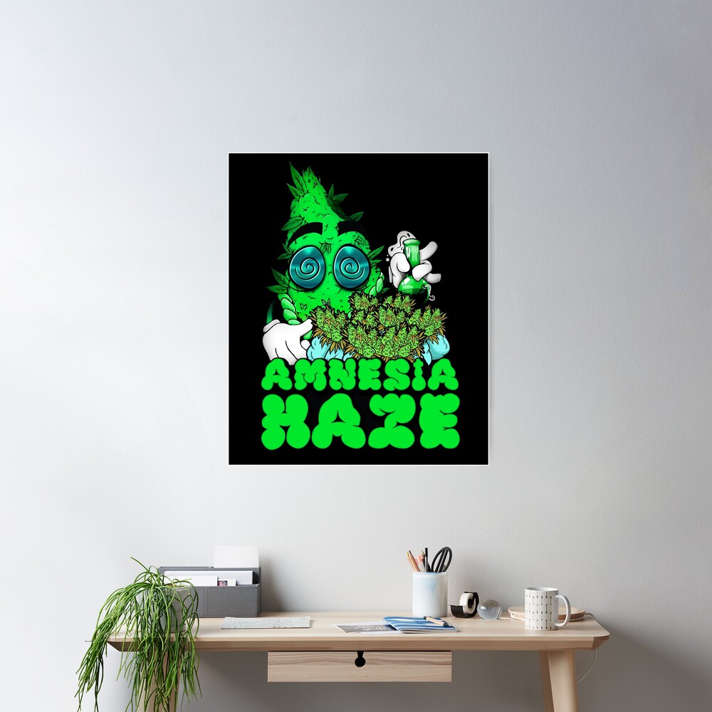 Amnesia Haze Original Design Marijuana Strain Label