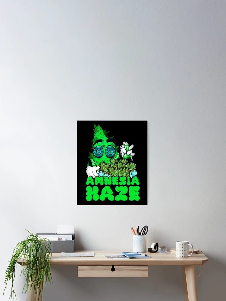 Amnesia Haze Original Design Marijuana Strain Label
