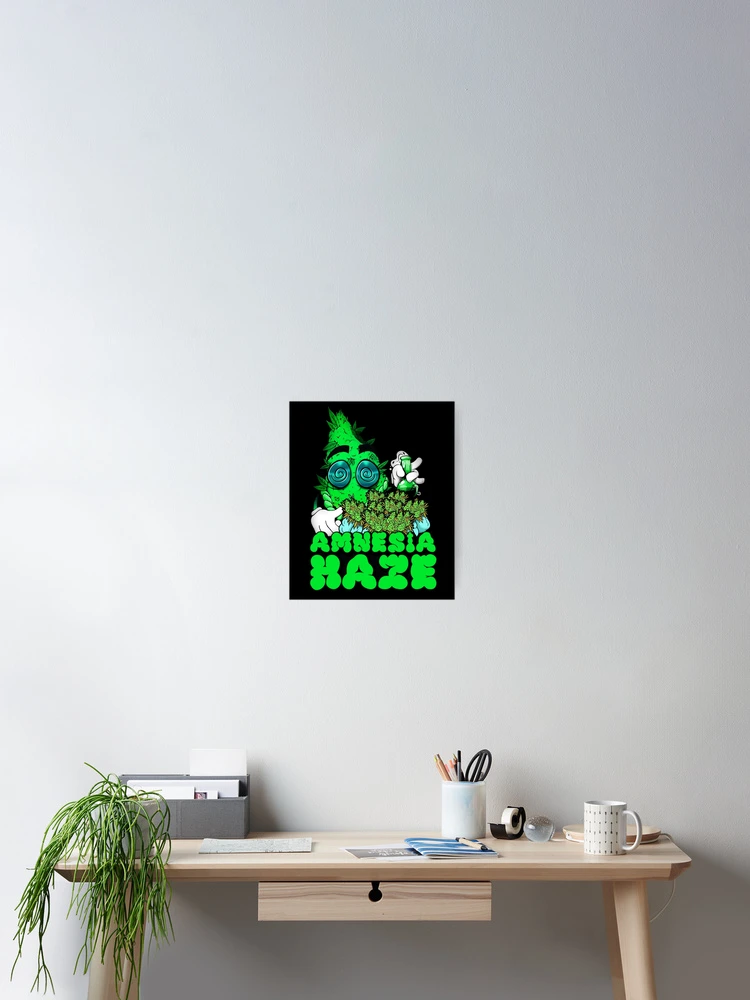 Amnesia Haze Original Design Marijuana Strain Label