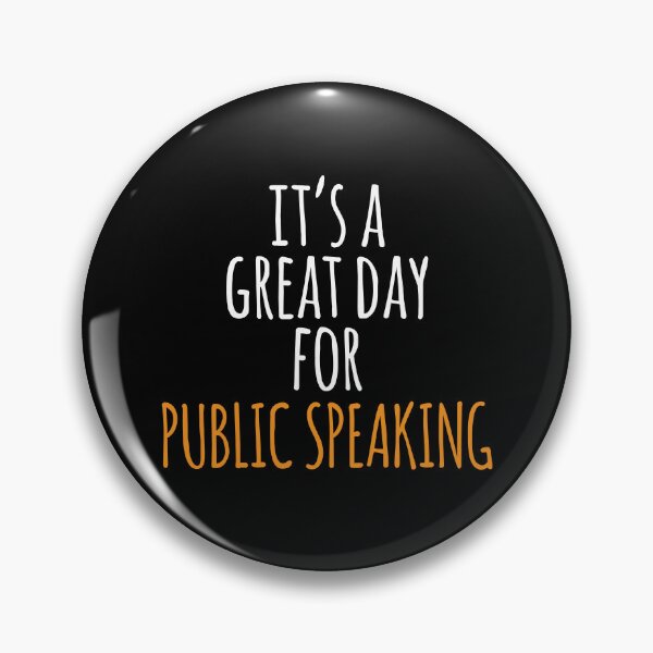 Item preview, It's a Great Day for Public Speaking designed and sold by kindxinn.