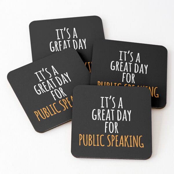 Item preview, It's a Great Day for Public Speaking designed and sold by kindxinn.