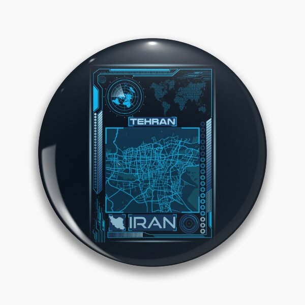 Item preview, TEHRAN MAP IRAN designed and sold by hatimelhag.