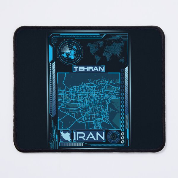 Item preview, TEHRAN MAP IRAN designed and sold by hatimelhag.