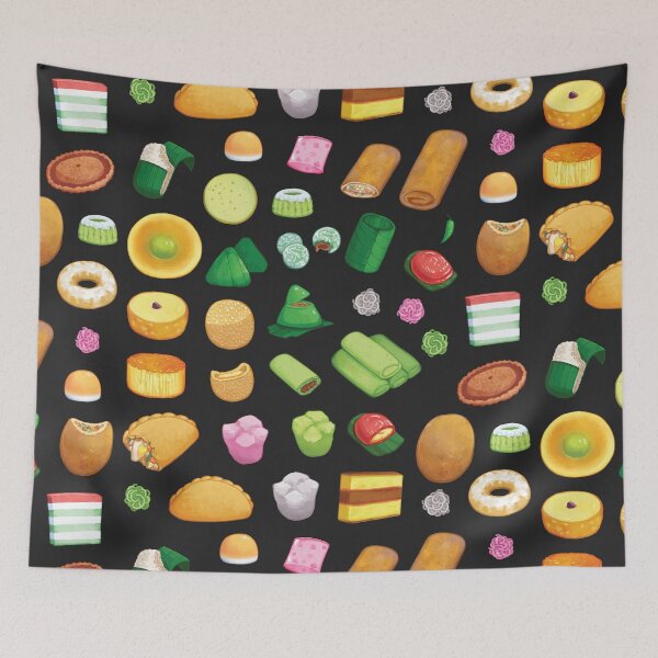 Item preview, Assorted Traditional South East Asian Kue Kuih Snacks Set 2 designed and sold by Alicia Chee.