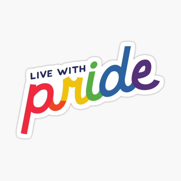 Item preview, Live With Pride Rainbow Queer designed and sold by earthlingsmerch.