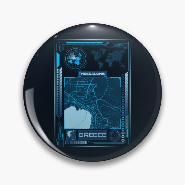 Item preview, THESSALONIKI MAP GREECE designed and sold by hatimelhag.