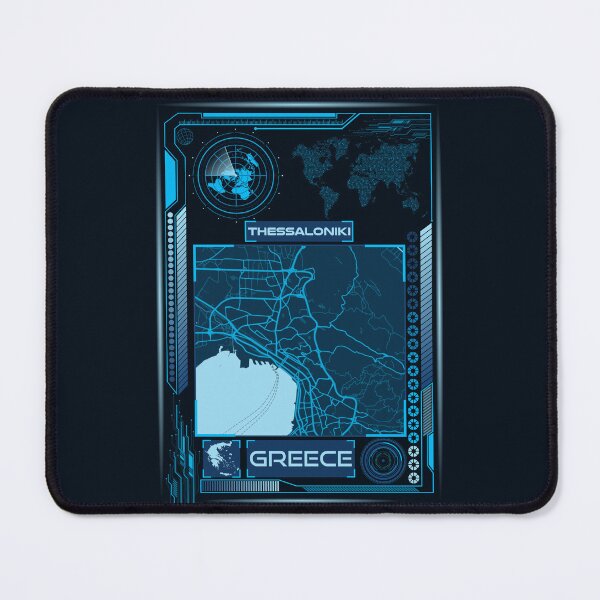 Item preview, THESSALONIKI MAP GREECE designed and sold by hatimelhag.