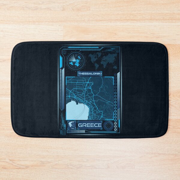 Item preview, THESSALONIKI MAP GREECE designed and sold by hatimelhag.