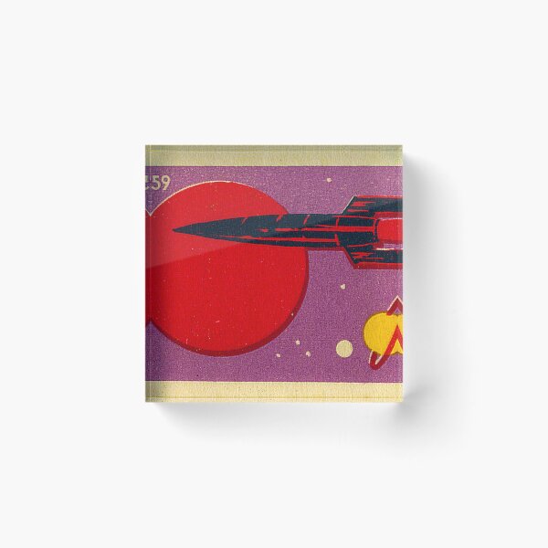 Item preview, Red Planet Rocket designed and sold by iconikit.