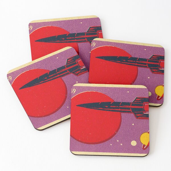 Item preview, Red Planet Rocket designed and sold by iconikit.