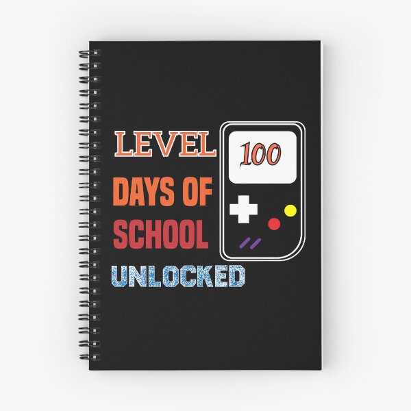 Item preview, Level 100 Completed Days Of School Unlocked designed and sold by ZOUBAH.