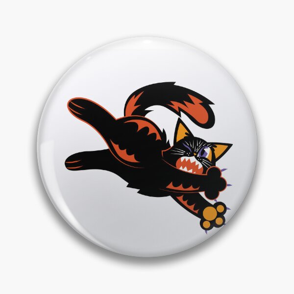 Item preview, Jumping black cat designed and sold by WiiWake.